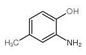 水晶粉の染料の中間物、OアミノP Methylphenol CAS 95 84 1